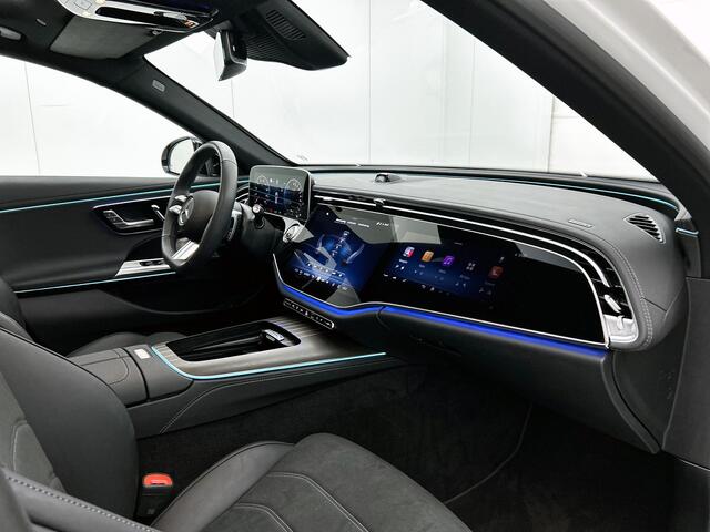 Mercedes-Benz E-estate 300 e AMG Plug-In Hybride AMG | Night Pakket | Panorama Schuif-Kanteldak | MBUX Superscreen | Trekhaak | Stuur en Stoelverwarming. Inclusief 24 maanden Mercedes-Benz Certified garantie voor Europa.