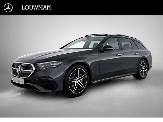 Mercedes-Benz E-estate 300 e Business Solution AMG | Premium pakket | Nightpakket | Trekhaak | Panoramaschuifdak | 360° camera | Sierdelen in pianolak zwart | Burmester® 4D surround sound | GUARD 360° |