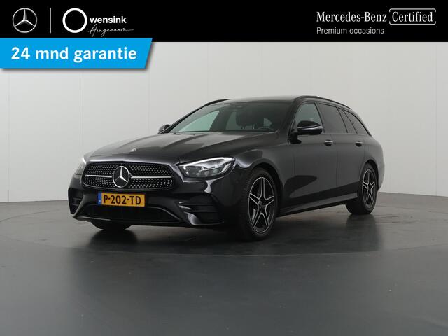 Mercedes-Benz E-estate 200 Business Solution AMG | Night | Trekhaak | Panoramadak | Burmester | Memory | Lederen bekleding |
