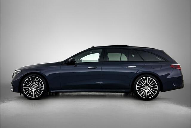 Mercedes-Benz E-estate 300 e Business Solution AMG | Premium pakket | Winterpakket | Nightpakket | Leder pakket | Trekhaak | Panoramaschuifdak | 20-inch multispaaks AMG velgen | 360° camera | GUARD 360° | Burmester® 4D surround sound system |