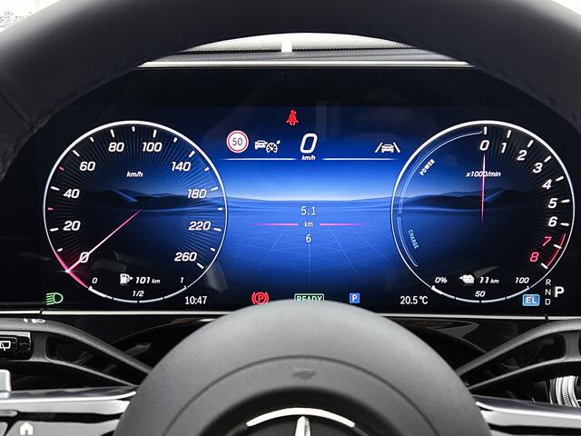 Mercedes-Benz E-estate 300 e Business Solution AMG | Premium pakket | Winterpakket | Nightpakket | Leder pakket | Trekhaak | 360° camera | GUARD 360° | Panoramaschuifdak | Burmester® 4D surround sound | Stoelventilatie voor |