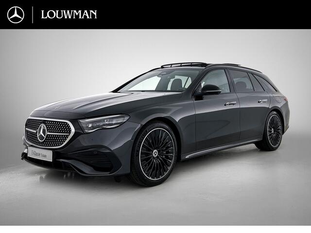Mercedes-Benz E-estate 300 e Business Solution AMG | Premium pakket | Leder pakket | Winterpakket | Panoramaschuifdak | Trekhaak | GUARD 360° | Burmester® 4D surround sound system | 360° camera |