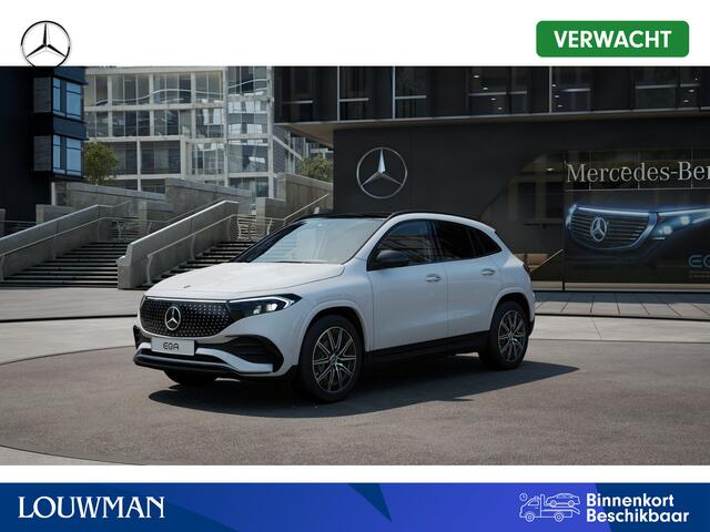 Mercedes-Benz EQA 250+ Business Solution AMG 71 kWh | Trekhaak | Nightpakket | Premium pakket | Parkeerpakket met 360°-camera | EASY PACK achterklep | Dodehoekassistent | KEYLESS-GO comfort pakket | Burmester Surround Sound systeem |