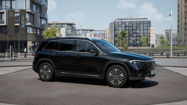 Mercedes-Benz EQB 250+ Business Solution Luxury 7p. 71 kWh | Parkeerpakket met achteruitrijcamera | EASY PACK achterklep | Dodehoekassistent | GUARD 360° Voertuigbescherming Plus | Extra USB-poorten | Verwarmde stoelen vooraan |