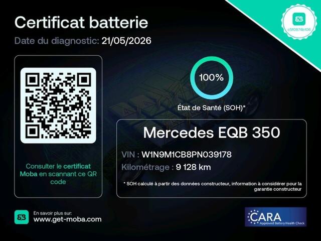 Mercedes-Benz EQB EQB 350 4Matic 100% SOH l 7 P l Pano l 360 l HUD l VOL OPTIES