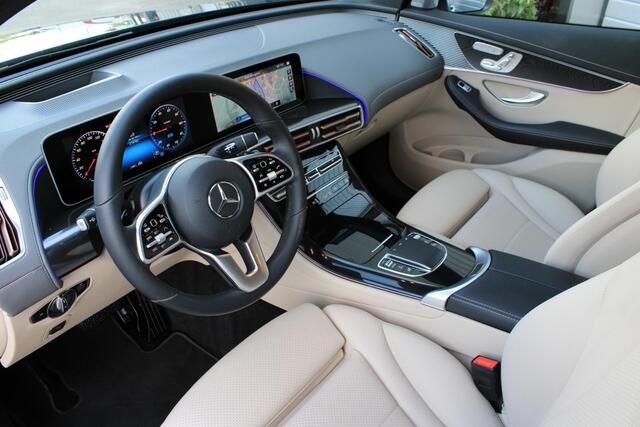 Mercedes-Benz EQC 400 4MATIC Premium Plus 80 kWh Accu 95% | Trekhaak | Burmester | Schuifdak | Memory | Distronic | HeadUp | Beige Leder | Dealer Onderhouden | BTW