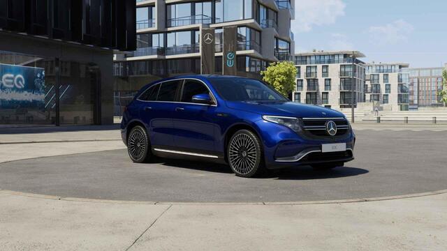 Mercedes-Benz EQC 400 4MATIC AMG Line Premium Plus 80 kWh | Burmester | Trekhaak | Schuifdak | 360 camera | Treeplanken |