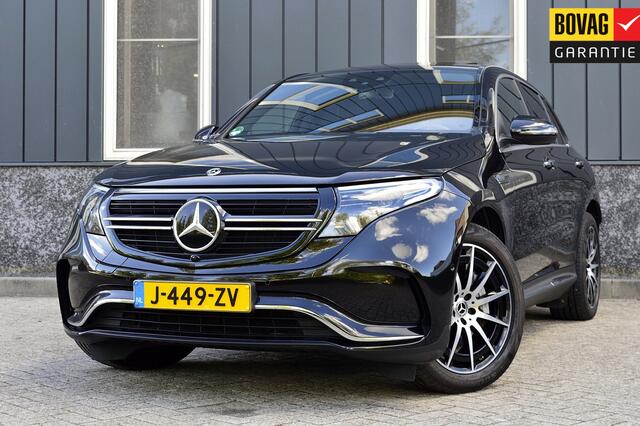 Mercedes-Benz EQC 400 4MATIC Business Solution AMG 80 kWh Rijklaarprijs-Garantie SOH 94.42 Panorama dak Trekhaak Camera Led Sport interieur