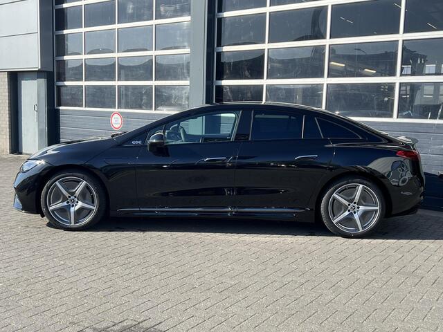 Mercedes-Benz EQE 300 Sport Edition LIMITED | AMG Line | Night Pakket | Panoramadak | DISTRONIC Afstandsassistent | Dodehoekassistent | Apple CarPlay | Android Auto | Elektrisch Verstelbare Stoelen + Memory | Sfeerverlichting | Stoelverwarming | Achteruitrijcamera
