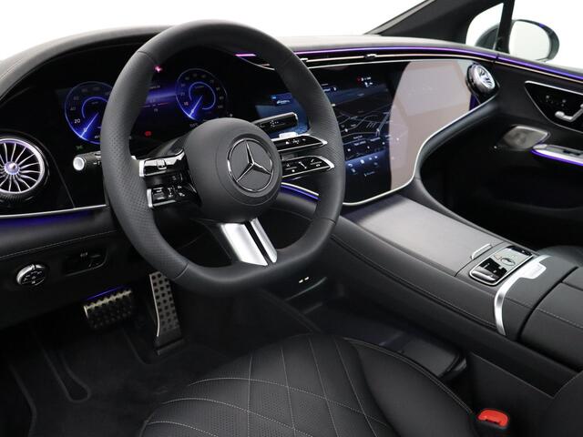 Mercedes-Benz EQE 500 4MATIC AMG Line | Premium Plus | Night Pakket | Rijassistentiepakket Plus | Panoramadak | HYPERSCREEN | AIRMATIC Luchtvering | Achterasbesturing | Head-up Display | Burmester 3D Surround | Multicountourstoelen met Massage | Stuurverwarming | 17% bijte