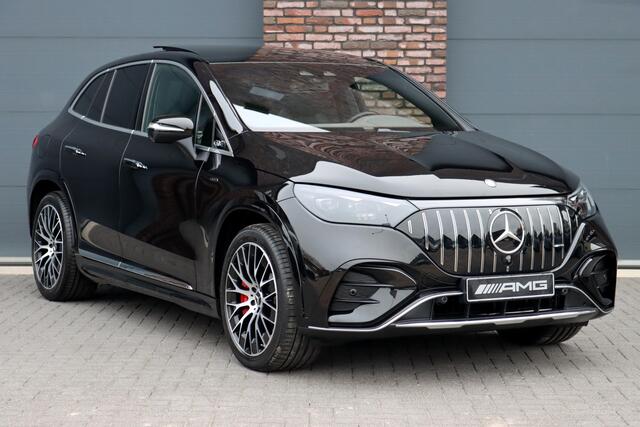 Mercedes-Benz EQE SUV AMG 53 4MATIC+ 91 kWh | MBUX Hyperscreen | Airmatic | Achterasbesturing | Distronic+ | Memory | Stoelventilatie | Burmester | Digital Light | Trekhaak | HUD | Warmtepomp |