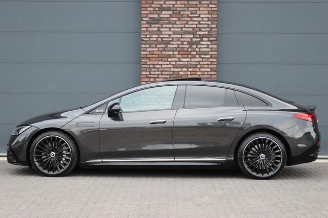 Mercedes-Benz EQE 350 Premium+ AMG Line 91 kWh | Airmatic | Achterasbesturing | Distronic+ | Burmester | Massage | Stoelventilatie | HUD | Digital light | Augmented Reality |