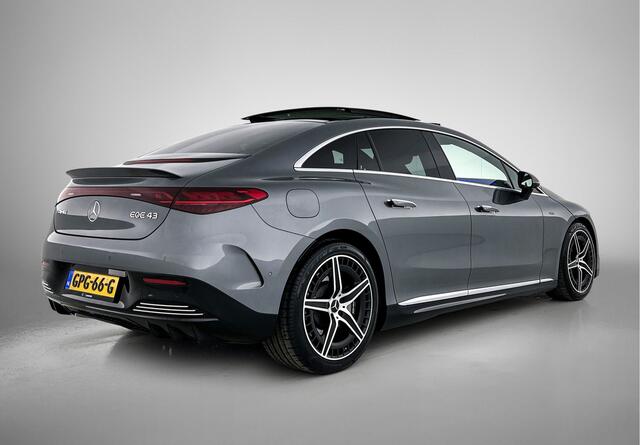 Mercedes-Benz EQE AMG 43 4MATIC 90 kWh Panoramadak | Memory Pakket | Rode gordels | Burmester Inclusief 24 maanden Mercedes-Benz Certified garantie voor Europa.