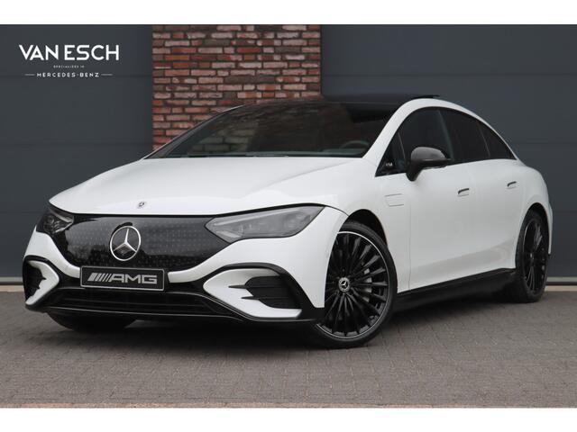 Mercedes-Benz EQE 300 Star Edition AMG 90 kWh | Luchtvering | Achterasbesturing | Distronic+ | Panoramadak | Burmester | Digital Light | Verwarmd Stuurwiel | Trekhaak | Keyless Go |