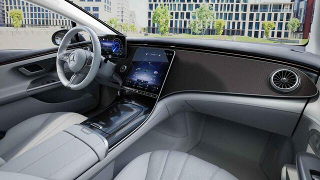 Mercedes-Benz EQE 350+ Luxury Line 91 kWh | Beige interieur | Burmester | Achterasbesturing | Stoelverwarming | Achteruitrijcamera |