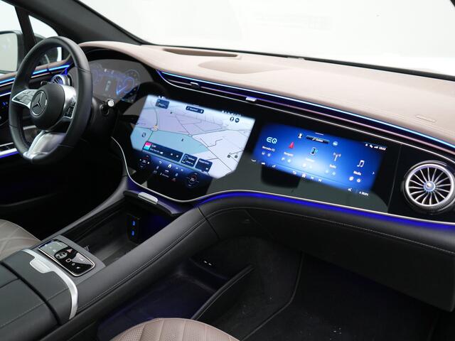 Mercedes-Benz EQE SUV 350+ Business Edition 105 kWh 292pk Dealer O.H | Hyper Screen | Panodak | Adaptive Cruise | Burmester Audio | Head Up | 360 Camera | Lederen Sportstoelen Memory & Ventilatie | Digital LED | BLIS | Apple Carplay | Stuur & Stoelen Verwarmd Virtual | Na