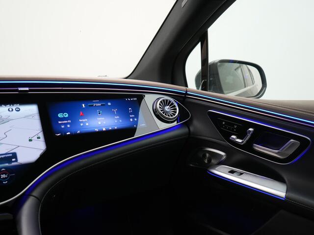 Mercedes-Benz EQE SUV 350+ Business Edition 105 kWh 292pk Dealer O.H | Hyper Screen | Panodak | Adaptive Cruise | Burmester Audio | Head Up | 360 Camera | Lederen Sportstoelen Memory & Ventilatie | Digital LED | BLIS | Apple Carplay | Stuur & Stoelen Verwarmd Virtual | Na