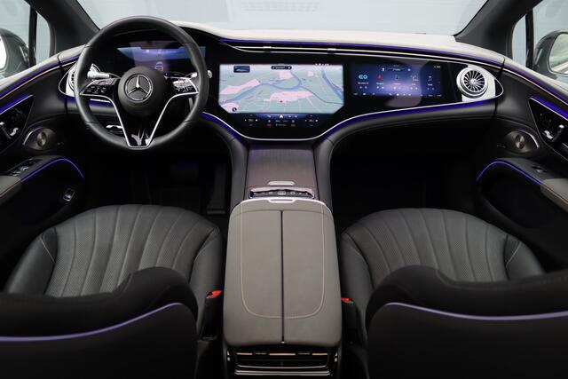 Mercedes-Benz EQS 450 4MATIC AMG Line 118 kWh | Hyperscreen | Airmatic | Achterasbesturing | Distronic+ | Stoelventilatie V+A | Burmester | Massage | Verwarmd Stuurwiel | HUD | Digital Light |