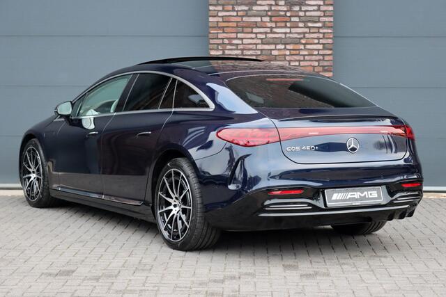 Mercedes-Benz EQS 450+ AMG Line 108 kWh | Hyperscreen | Luchtvering | Achterasbesturing | Distronic | Burmester | Memory | Keyless Go | Warmtepomp | Elek. Zitplaatsen Achter |