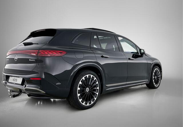Mercedes-Benz EQS SUV 450 4MATIC AMG Line 118 kWh | Premium Plus | Trekhaak | Luchtvering | Nightpakket | Digital Light | Head-up Display | Multicontourstoelen voor | Sluitbekrachtiging | HYPERSCREEN | Rijassistentiepakket | 22 inch AMG velgen |