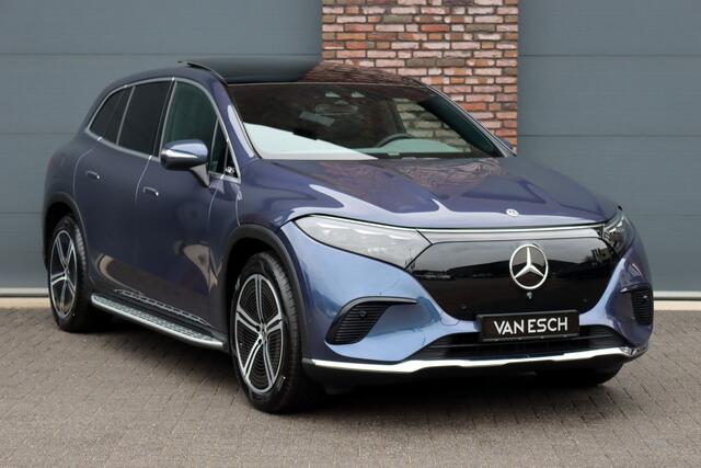 Mercedes-Benz EQS SUV 500 4MATIC Luxury Line 108 kWh | Luchtvering | Hyperscreen | Achterasbesturing | Distronic+ | Stoelventilatie | HUD | Elek. Achterbank | Burmester | Warmtepomp | Digital Light |
