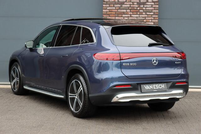 Mercedes-Benz EQS SUV 500 4MATIC Luxury Line 108 kWh | Luchtvering | Hyperscreen | Achterasbesturing | Distronic+ | Stoelventilatie | HUD | Elek. Achterbank | Burmester | Warmtepomp | Digital Light |