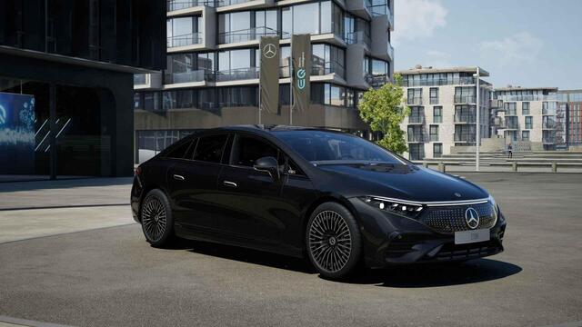 Mercedes-Benz EQS 450+ AMG Line 108 kWh | 21" lichtmetalen velgen | Stoelventilatie | Panoramadak | Rijassistentiepakket | Burmester | Memory |