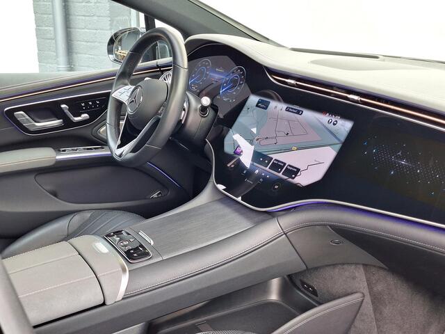 Mercedes-Benz EQS 450+ AMG Line | Panoramadak | Premium+ | MBUX Hyperscreen | Achterasbesturing | Massage stoelen| Night pakket | Burmester | Head-up Display | 360° Camera | Digital light | Memory pakket | Keyless-GO | Elektrische achterklep