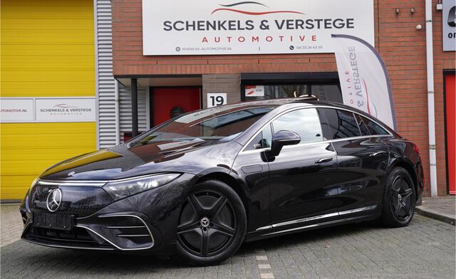 Mercedes-Benz EQS 450+ AMG Line 108 kWh / BTW / Pano / Garantie tm 2029 / Achteras besturing / Massage / Burmeister /