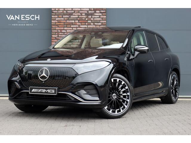 Mercedes-Benz EQS SUV 450+ AMG Line 108 kWh | Luchtvering | Hyperscreen | Achterasbesturing | Massage | Distronic+ | Entertainment Achter | Massage | Burmester | Verwarmd Stuurwiel | Tablet | HUD |