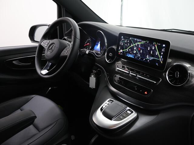 Mercedes-Benz EQV 300 L3 Avantgarde 90 kWh TAXI KLAAR | Automaat | Navigatie | Lederen bekleding | Airmatic | Dubbele elektrische schuifdeur | Led verlichting | Cruise control | 18'' Lichtmetalen velgen |