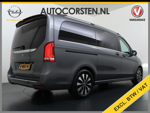 Mercedes-Benz EQV 300 L2 7-Persoons Leder Captain Chairs SOH 95% Elek.Stoelen+Memory+Verwarmd Burmester®-Audio 360°Camera Navi Adap.Cruise Ecc Business Solution Limited 90kWh Pdc Elek.Schuifdeuren Lane Assist DAB Privacy Glas Elek.Achterklep VIP Vervoer