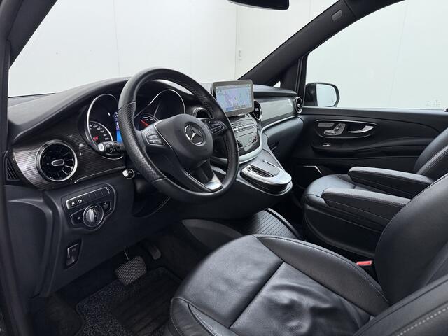 Mercedes-Benz EQV 300 L2 7-Persoons Leder Captain Chairs SOH 95% Elek.Stoelen+Memory+Verwarmd Burmester®-Audio 360°Camera Navi Adap.Cruise Ecc Business Solution Limited 90kWh Pdc Elek.Schuifdeuren Lane Assist DAB Privacy Glas Elek.Achterklep VIP Vervoer