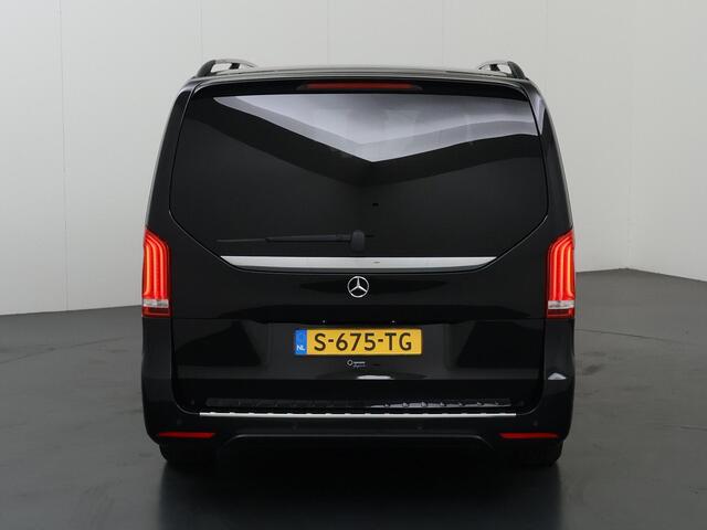 Mercedes-Benz EQV 300 L2 | 7 PERSOONS | BUSINESS SOLUTION LIMITED | SOH 93,6% | PANORAMADAK | BURMESTER | 360 CAMERA | ADAPTIEVE CRUISE CONTROL | LEDEREN BEKLEDING | STOELVERWARMING | CARPLAY EN ANDROID AUTO | NAVIGATIE | CERTIFIED