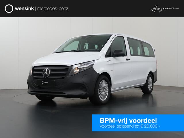 Mercedes-Benz EVITO TOURER 129 L2 PRO 90kWh | Snelladen 110 KWh | Navigatie | Parkeerpakket | Comfortbestuurdersstoel |Dodehoekassistent | 8 Zitplaatsen | 360Km Range |
