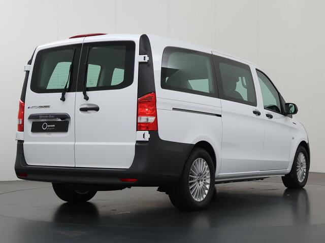 Mercedes-Benz EVITO TOURER 129 L2 PRO 90kWh | Snelladen 110 KWh | Navigatie | Parkeerpakket | Comfortbestuurdersstoel |Dodehoekassistent | 8 Zitplaatsen | 360Km Range |