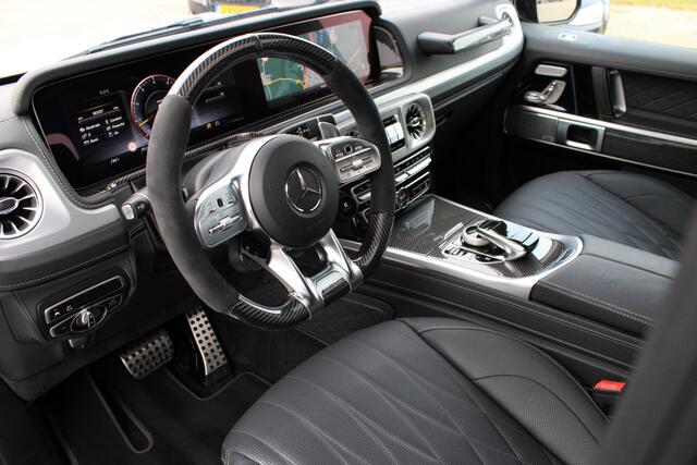 Mercedes-Benz G-KLASSE 63 Edition 1 Magno Zwart | Distronic | Carbon Pakket | Schuifdak | Burmester | Sfeerverlichting | 360 Camera | Origineel Nederlands