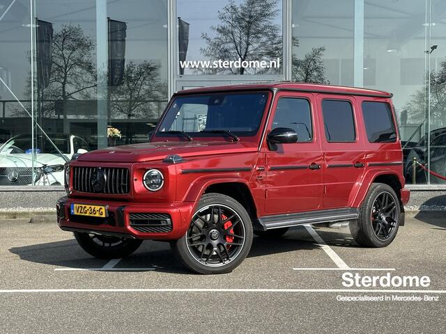 Mercedes-Benz G-KLASSE AMG 63 l 585 Pk V8 l Rijassistentiepakket l Manufaktur l Burmester l 360* camera l Schuif- Kanteldak l Nightpakket l Alarm l I Nederlands geleverd I Alarm l Voertuig volgsysteem l