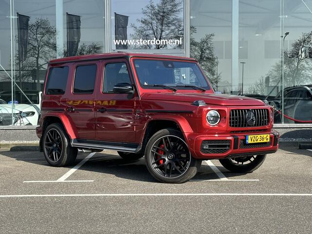 Mercedes-Benz G-KLASSE AMG 63 l 585 Pk V8 l Rijassistentiepakket l Manufaktur l Burmester l 360* camera l Schuif- Kanteldak l Nightpakket l Alarm l I Nederlands geleverd I Alarm l Voertuig volgsysteem l