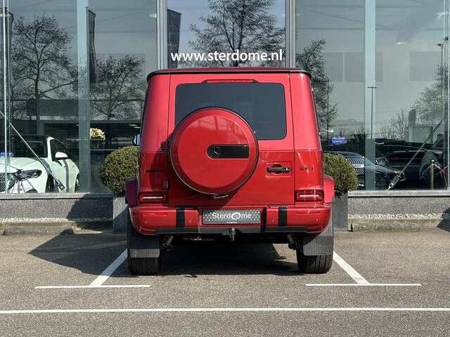 Mercedes-Benz G-KLASSE AMG 63 l 585 Pk V8 l Rijassistentiepakket l Manufaktur l Burmester l 360* camera l Schuif- Kanteldak l Nightpakket l Alarm l I Nederlands geleverd I Alarm l Voertuig volgsysteem l