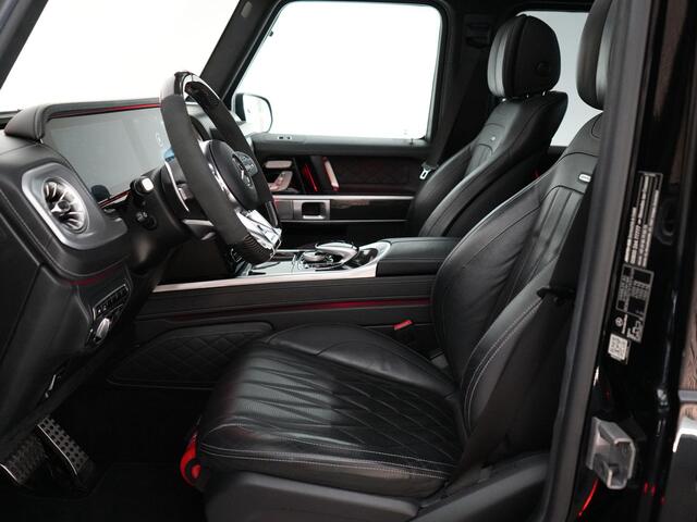 Mercedes-Benz G-KLASSE 63 AMG |carbon int.|Burmester|panorama|memory|stoelverwarming & verkoeling|night pakket|diamond stitch|dodehoek|360°|sportuitlaat|
