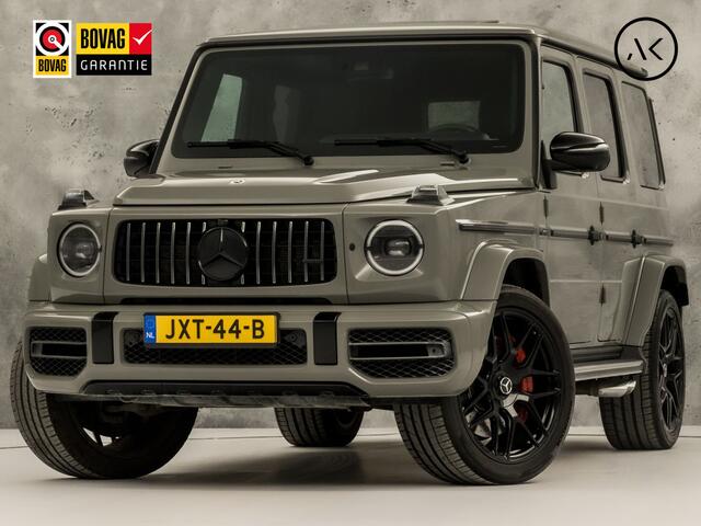 Mercedes-Benz G-KLASSE 63 AMG 585Pk (SCHUIFDAK, ALCANTARA HEMEL, APPLE CARPLAY, BURMESTER, MASSAGE, CARBON INTERIEUR, STOELKOELING/VERWARMING, ADAPTIVE CRUISE, 360 CAMERA, SFEERVERLICHTING, TREKHAAK, NIEUWSTAAT)