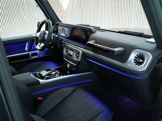 Mercedes-Benz G-KLASSE 63 |BTW-auto|schuif/kantel|Burmester|massage|memory|stoelvewarming&ventilatie|360 camera|blind spot|sfeerverlichting|22" LMV|