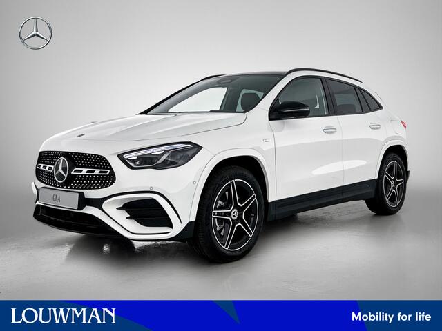 Mercedes-Benz GLA-KLASSE 250 e Business Solution AMG | Nightpakket | Premium Plus pakket | Parkeerpakket met 360°-camera | Dodehoekassistent | Keyless-Go comfortpakket | Head-up display | Spiegelpakket | Extra USB-poorten |