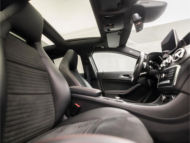 Mercedes-Benz GLA-KLASSE 180 AMG Night Upgrade Automaat (SCHUIFDAK, GROOT NAVI, CLIMATE, CAMERA, LEDER/ALCANTARA, STOELVERWARMING, SPORTSTOELEN, GETINT GLAS, ELEK ACHTERKLEP, NIEUWE APK, NIEUWSTAAT)