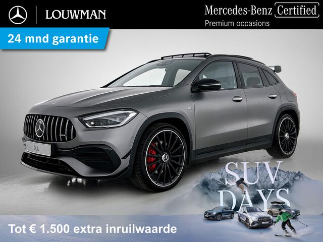 Mercedes-Benz GLA-KLASSE AMG 35 4MATIC | Panoramadak | AMG Aerodynamica pakket | Burmester | AMG Performance sportstoelen | Inclusief 24 maanden MB Certified garantie voor Europa.