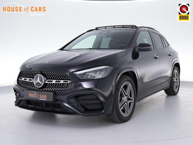 Mercedes-Benz GLA-KLASSE 200 AMG Line |dealer onderhouden|panoramadak|carbon interieur|Apple Carplay|trekhaak|stoelverwarming|parkeercamera|sfeerverlichting|19"|