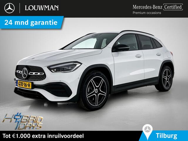 Mercedes-Benz GLA-KLASSE 250 e AMG Plug-In Hybride AMG Line | Night Pakket | Ledkoplampen | Parkeerpakket met 360°-camera | Distronic | Memory voorstoelen. Inclusief 24 maanden MB Certified garantie voor Europa.