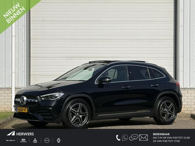 Mercedes-Benz GLA-KLASSE 200 Business Solution AMG / Pano / Camera / Elektrische Stoelen met Geheugen / Stoelverwarming / Elektrische Achterklep /