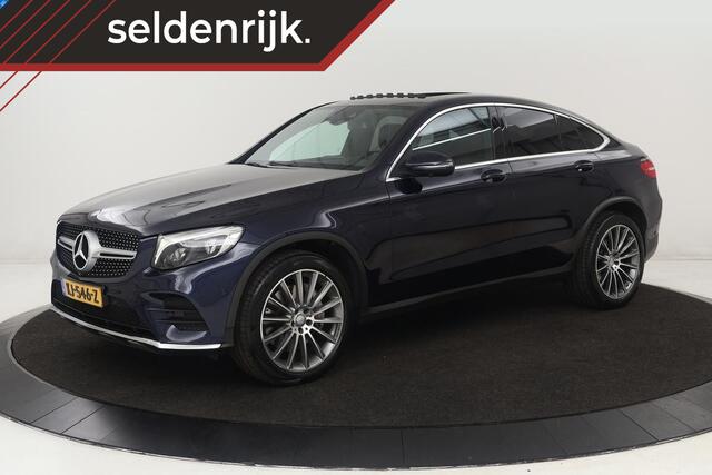 Mercedes-Benz GLC-KLASSE Coupé 250d 4Matic AMG | Schuifdak | Trekhaak | Leder | Stoelverwarming | Full LED | Navigatie | 360 camera | Dodehoek detectie